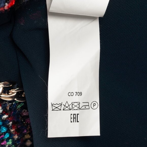 Edward Achour Paris Multicolour Tweed Fringe-Trim Jacket - Picture 13 of 13